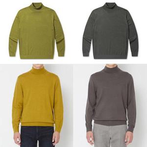 [브렌우드]워셔블 롱터틀 목폴라 스웨터 남성니트 2컬러
