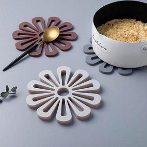 플라워 실리콘 냄비 받침 받침대 코스터 와인 (WEE84A1)