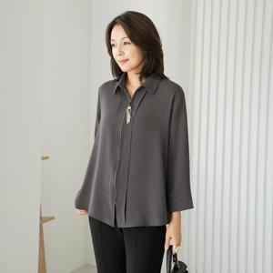 ★인기베스트★ 엄마옷 마담4060 럭셔리오픈블라우스-QBL2509007-