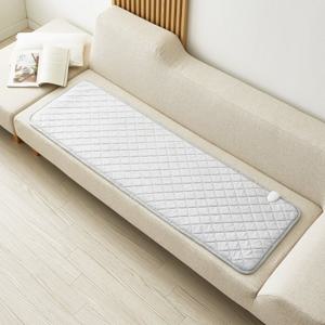 한일좋은자리 카본 탄소매트 전기요장판 소프트극세사 그레이 초미니싱글 50X155