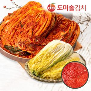 [도미솔김치 12kg] 왕비김장김치11kg+절임배추700g+양념300g