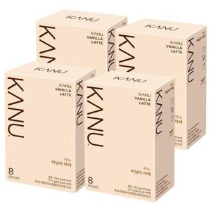 맥심 카누 바닐라 라떼 8T X 4개