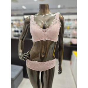 갤러리아_핑크 노와이어 브라,팬티세트(70A~85D)WBWBR5O12T,WBWPT5O12T