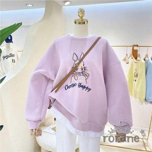 [로라네]주니어 초등옷 래빗 맨투맨