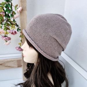 [애슬릿] 여성 남성 무지 여름 시원한 얇은 롱 비니 모자
