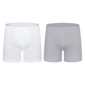 [BYC]순면 후라이스 인밴드 남성 드로즈 사각 팬티 (화이트,그레이/90-110) BYC2213