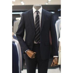 갤러리아_지이크 네이비 울혼방 슬림 스트레치 수트 GA4401X091 NY