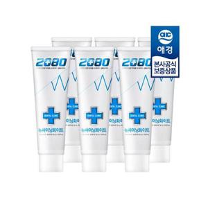 [2080]2080 뉴샤이닝 화이트 베이직 치약 120g x6개