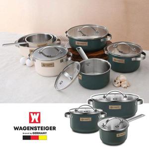 바겐슈타이거 인덕션겸용 세라믹코팅 냄비세트 GREEN (WB655FF)