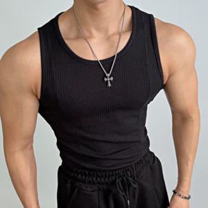 위드제스트 / 1+1 망고나시 남자골지 머슬핏 나시