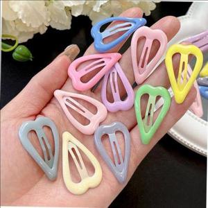 [셀러허브_여성트랜드패션]앞 헤어 10p 핀 삔 옆 빅하트 머리 스몰스타 빅스타 고정 장식 세트 똑딱핀