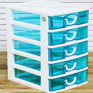 칸막이수납함 플라스틱보관함 서랍장 5단 (WFKFYYH)