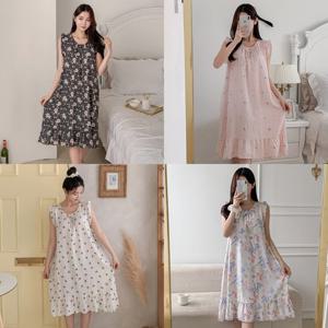 [시노코] 프릴 나시 원피스 4종 DR01