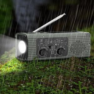 캠프365 5IN1 울트라 다용도 라디오 랜턴/SOS/손전등/태양열충전