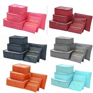 여행용 고급 6종파우치 여행파우치 여행가방 여행가방정리 여행소품정리 여행옷정리