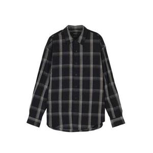 [앤듀]남성 체크 세미오버 셔츠(O194SH200P)