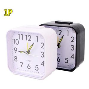 무소음 사각 탁상시계 자명종 시계 (WBDF386)