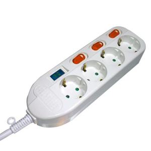 국산 개별스위치 콘센트 4구 절전멀티탭 1.5M 서버 선 (W9AFCAF)