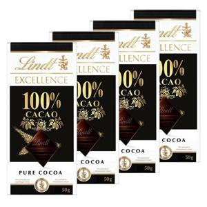 린트 초콜릿 엑설런스 다크 100% 50g X 4개