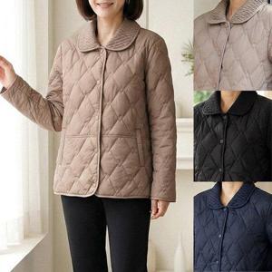 [로즈맘][엄마옷 로즈맘] 효안카라누빔패딩점퍼