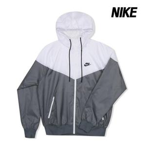 나이키 바람막이 NSW 윈드러너 후드 자켓 남성 그레이 DA0002-084