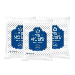 [CJ제일제당]백설 하얀설탕 3kg x3개