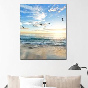 인테리어 예쁜 바다 풍경 그림액자(50x60cm)