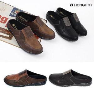[보그샷]행텐 남성 HT-S0151 레더 사무실 슬리퍼 블로퍼 일반슬리퍼