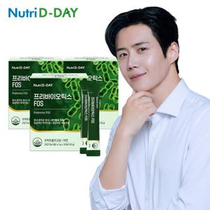 [유산균먹이] 뉴트리디데이 프리바이오틱스 FOS 유산균 3박스 총90포