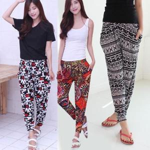 쿨원단 배기팬츠9부 몸빼바지 배기바지 아이스바지 쿨원단 바지 엄마바지