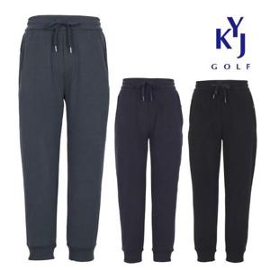 [김영주골프][김영주골프] 남성 겨울 포근 스판 하드 기모 조거 팬츠 KNWMSL56