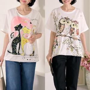 [엄마옷 로즈맘] 민주가오리면티셔츠