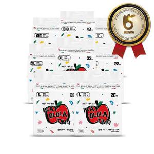 2025new 오로라 스킨핏 플레이 팬티형 기저귀 8팩 낮밤기저귀 (대형,특대,점보)