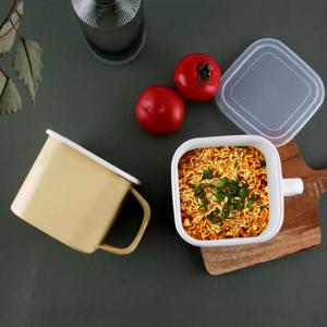 카밀리아 눈금 손잡이 법랑 냄비 보관 용기 1.45L 인덕션 가스레인지