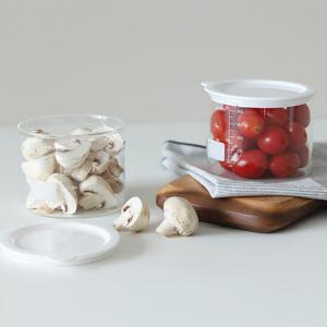 [리본제이]듀오 컨테이너 내열유리 밀폐용기 500ml x 2P / 밀프렙 샐러드보틀 유리병 캐니스터