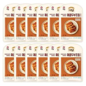 [CJ제일제당]백설 다담 매콤두부조림양념140g x12개