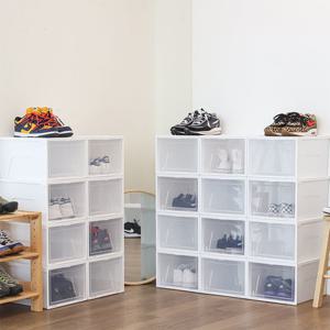 아이리스 신발보관함 슈즈박스 NSB-L360 4개입