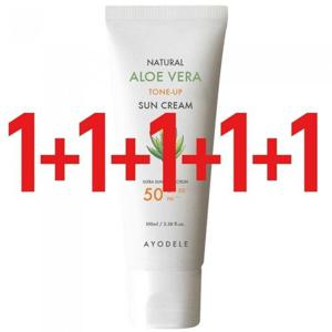 [아요델] 내추럴 알로에베라선크림 100ml x 5