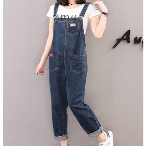 [깨비몰]여성 데님 롱 점프수트 멜빵바지 청바지 팬츠