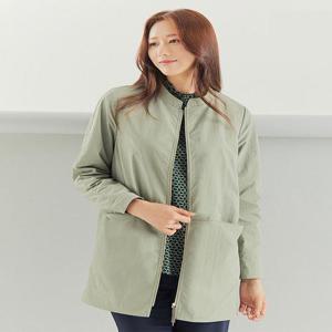 [올포유][올포유] [모델착장] 여성 줄란 반넥 자켓 ALKKK7411-816