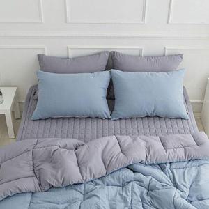 슈퍼싱글침구세트 블루 그레이 딥슬립 슈퍼싱글 차렵 이불 패드세트 침대이불세트 HWEB4340