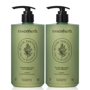 에센허브 티트리 딥클린 스칼프 샴푸 500ml+500ml
