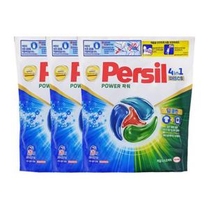 [유한락스]퍼실 디스크 파워 세탁 캡슐세제 파우치 26개입 x3