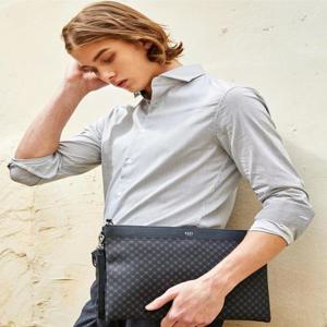 [클러치][LOUIS BRIDGE][루이스브릿지] 블랙 DD 패턴 (DBBA5F466BK)