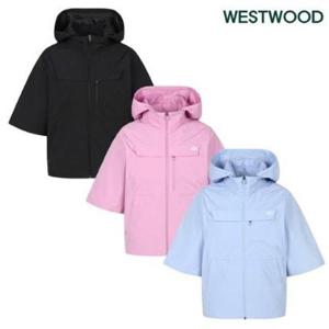 [웨스트우드]24년여성간절기반팔방풍자켓WO1WCJW218