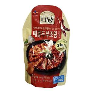 씨제이 다담매콤두부조림양념 140g x 5개 tx27944