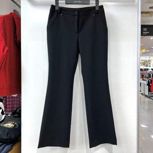 [디즈니골프]아트웍 자수포켓 부츠컷 긴바지 블랙 여성 팬츠 DO3LPA005