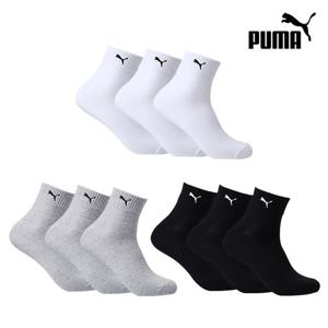 [푸마] 남성 베이직 쿼터 삭스 3족 번들_PUE30817