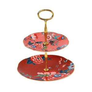 갤러리아_[웨지우드] 피오니아 블러쉬 2단 케익스탠드