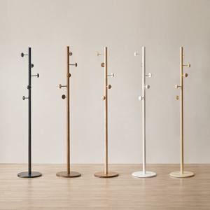 핀란디아 엘라인 버블 스탠드 옷걸이 원목행거 사무실 스탠딩옷걸이